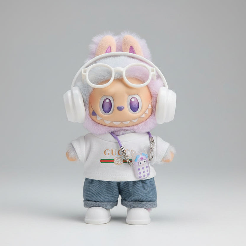 Labubu Klær –  Every day girl - Outfit til Labubu Dukke 17 cm