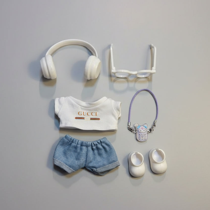 Labubu Klær –  Every day girl - Outfit til Labubu Dukke 17 cm