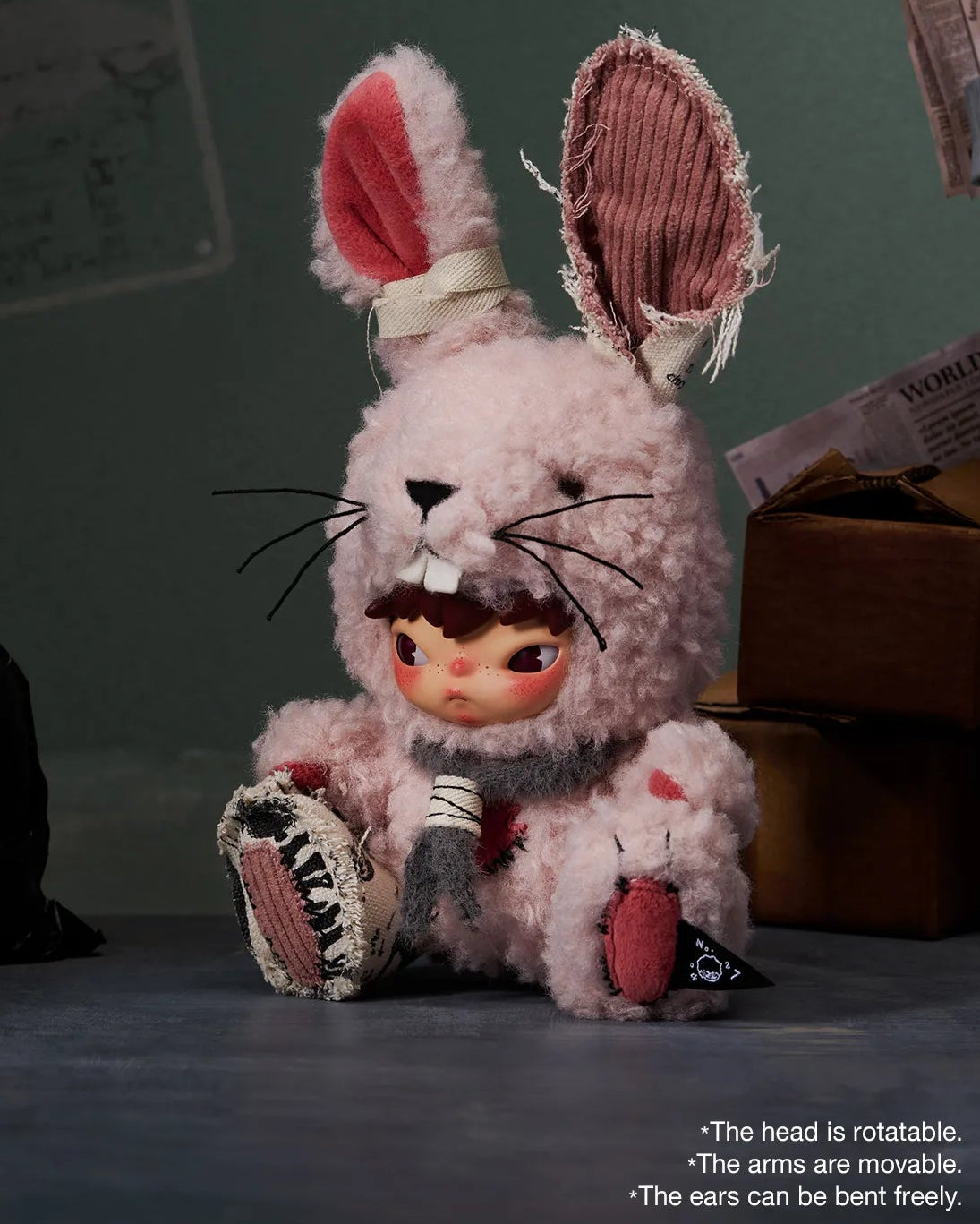 Hirono - Little Hare Plush Pendant - POP MART