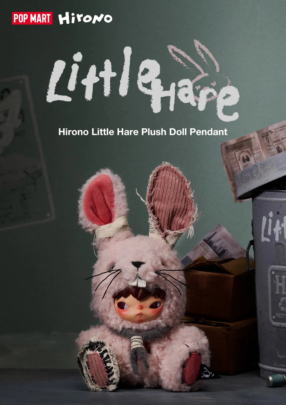 Hirono - Little Hare Plush Pendant - POP MART