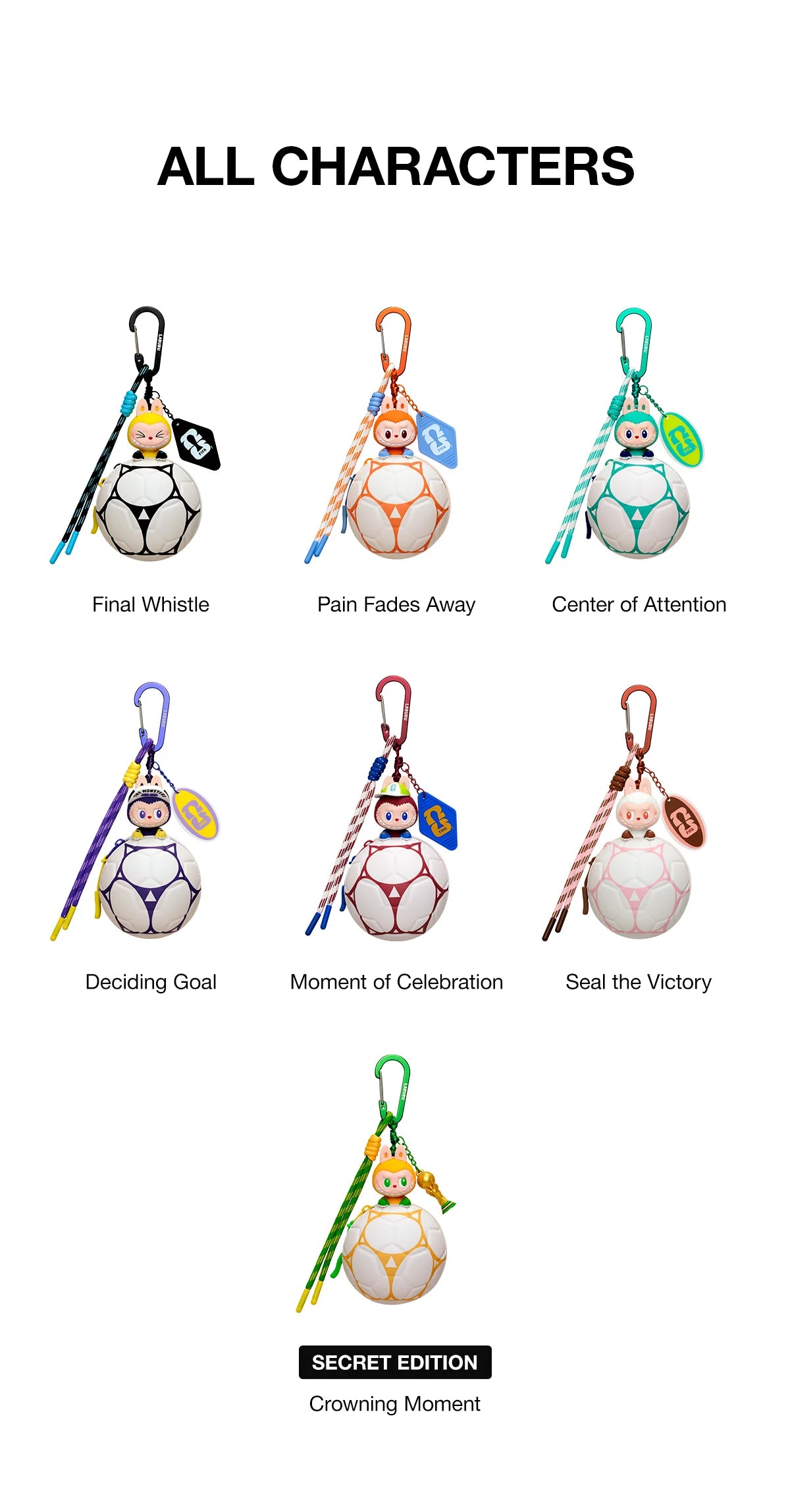 THE MONSTERS × FIFA SERIES - Football-shaped Mini Bag Blind Box - FIFA World Cup 2026
