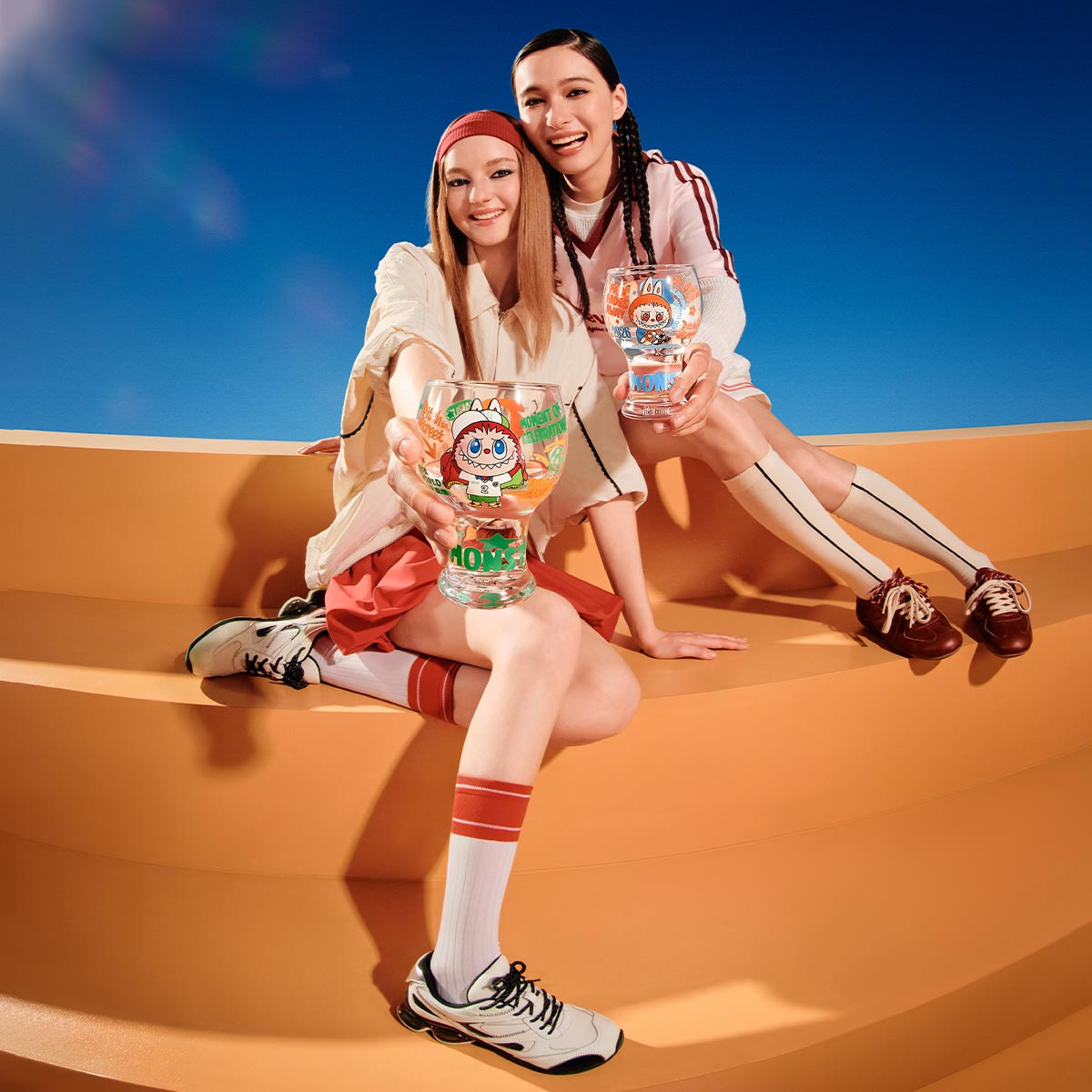 THE MONSTERS × FIFA SERIES-Glass Cup Hel Set - FIFA World Cup 2026