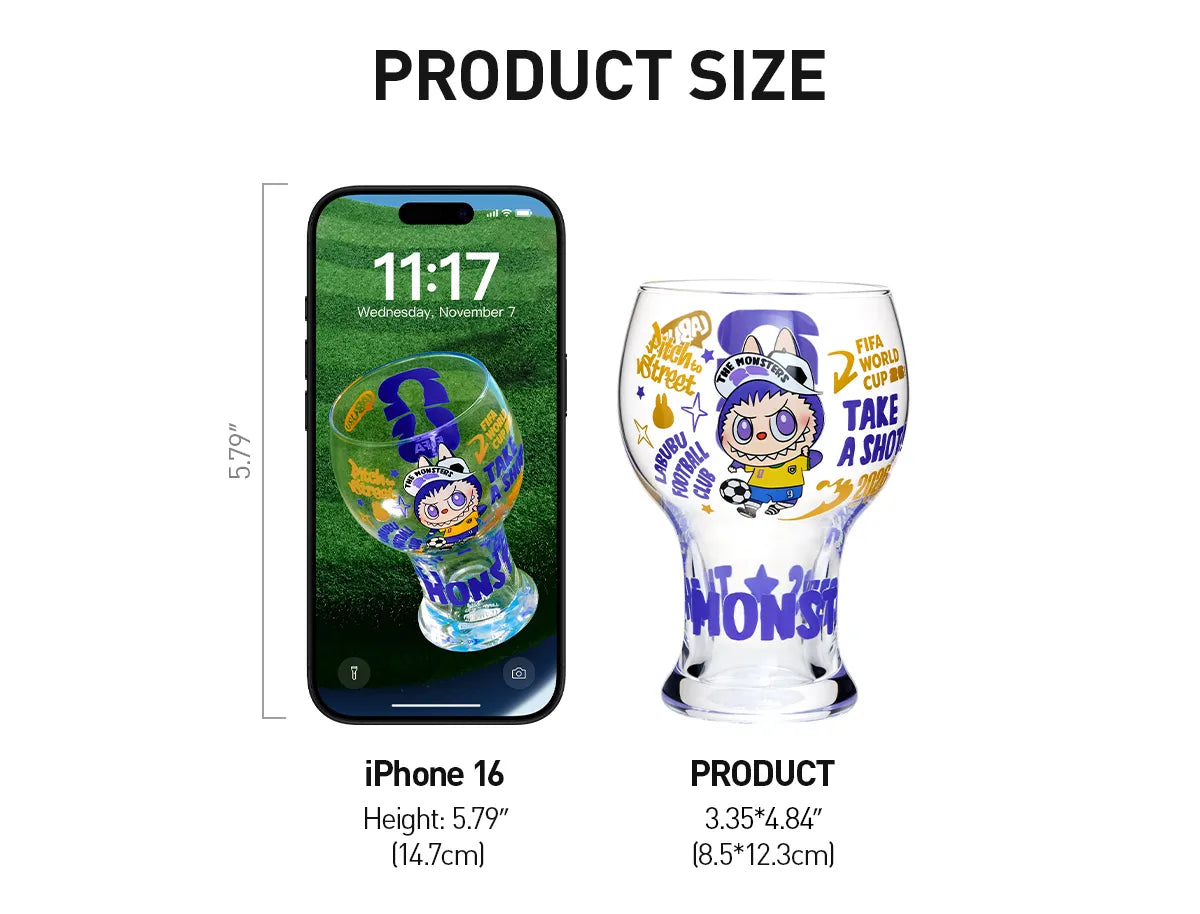 THE MONSTERS × FIFA SERIES-Glass Cup Hel Set - FIFA World Cup 2026