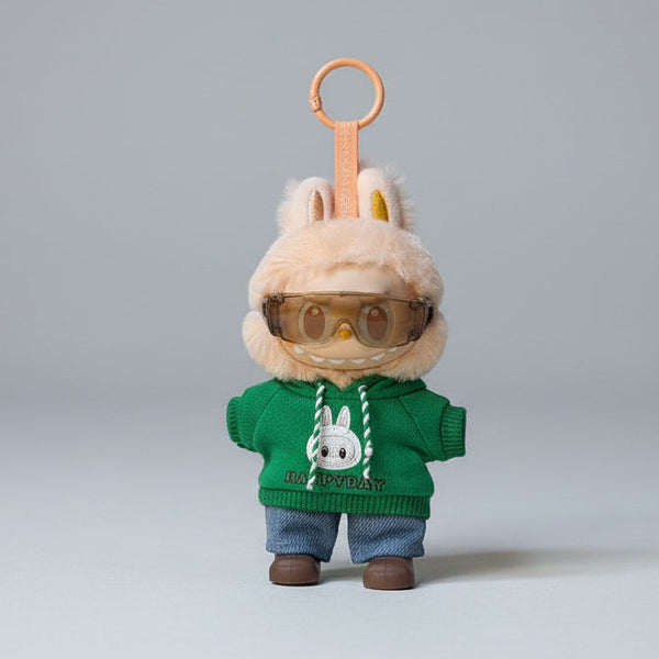 Labubu Klær - Green Hip Hop Dude - Til Labubu doll 17cm