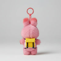 Hirono og Labubu Figur -  Urban Ryggsekk gul