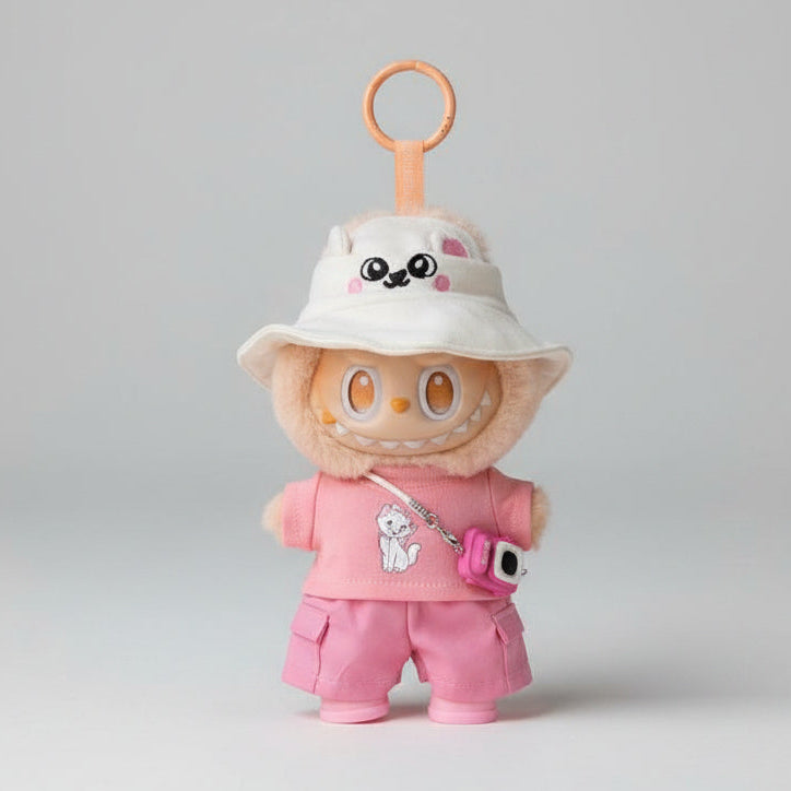 Labubu klær - Pink Dream med sko  - Til Labubu doll 17cm