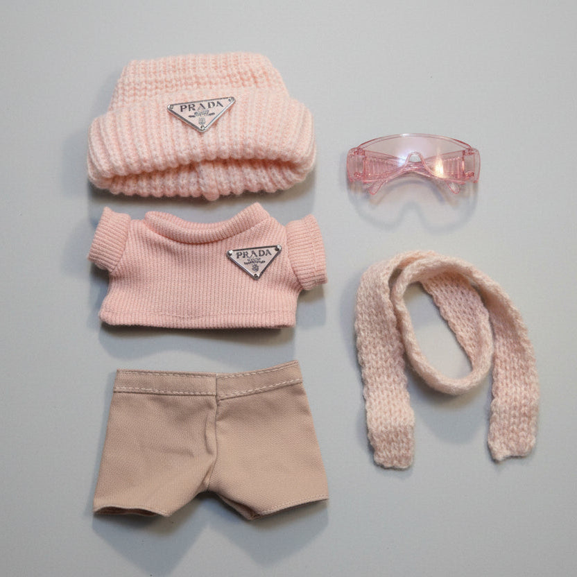 Labubu klær - Vår fashion glede rosa - Til Labubu doll 17cm
