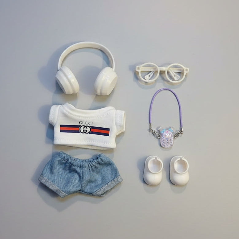 Labubu Klær –  Every day girl - Outfit til Labubu Dukke 17 cm