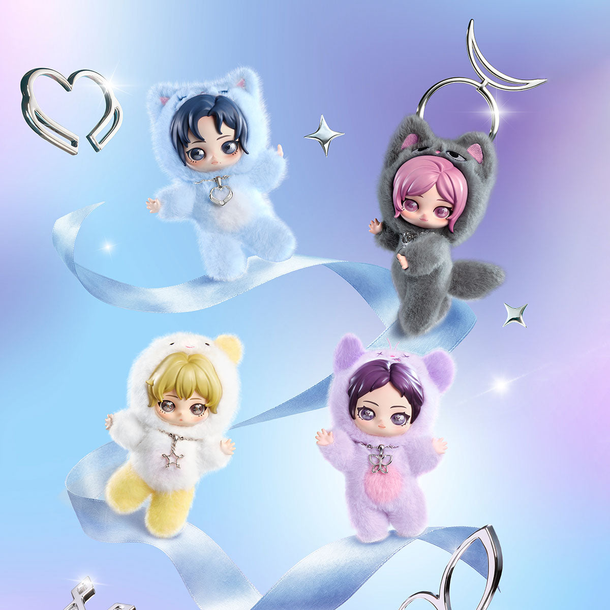 aespa x POP MART Fluffy Club Pendant - POP MART