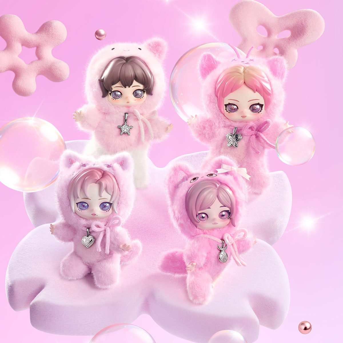 aespa x POP MART Fluffy Club Pendant - POP MART