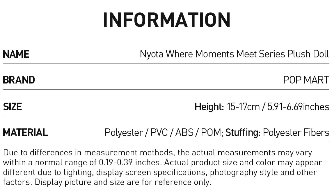 Nyota - Where Moments Meet (POPNOW)- Pop Mart