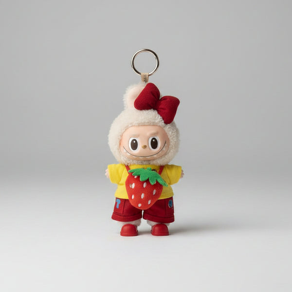 Labubu klær - Strawberry Girl 17 cm – Til Labubu Dukke 17 cm