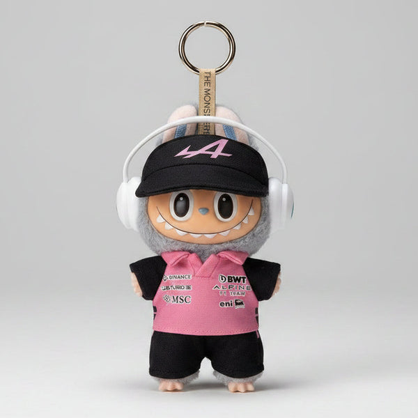 Labubu Klær – Pink Alpine Racing Outfit  – til Labubu Dukke 17 cm