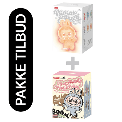 Labubu - Big into Energy + Exciting Macaron på lager i Norge - Pop Mart