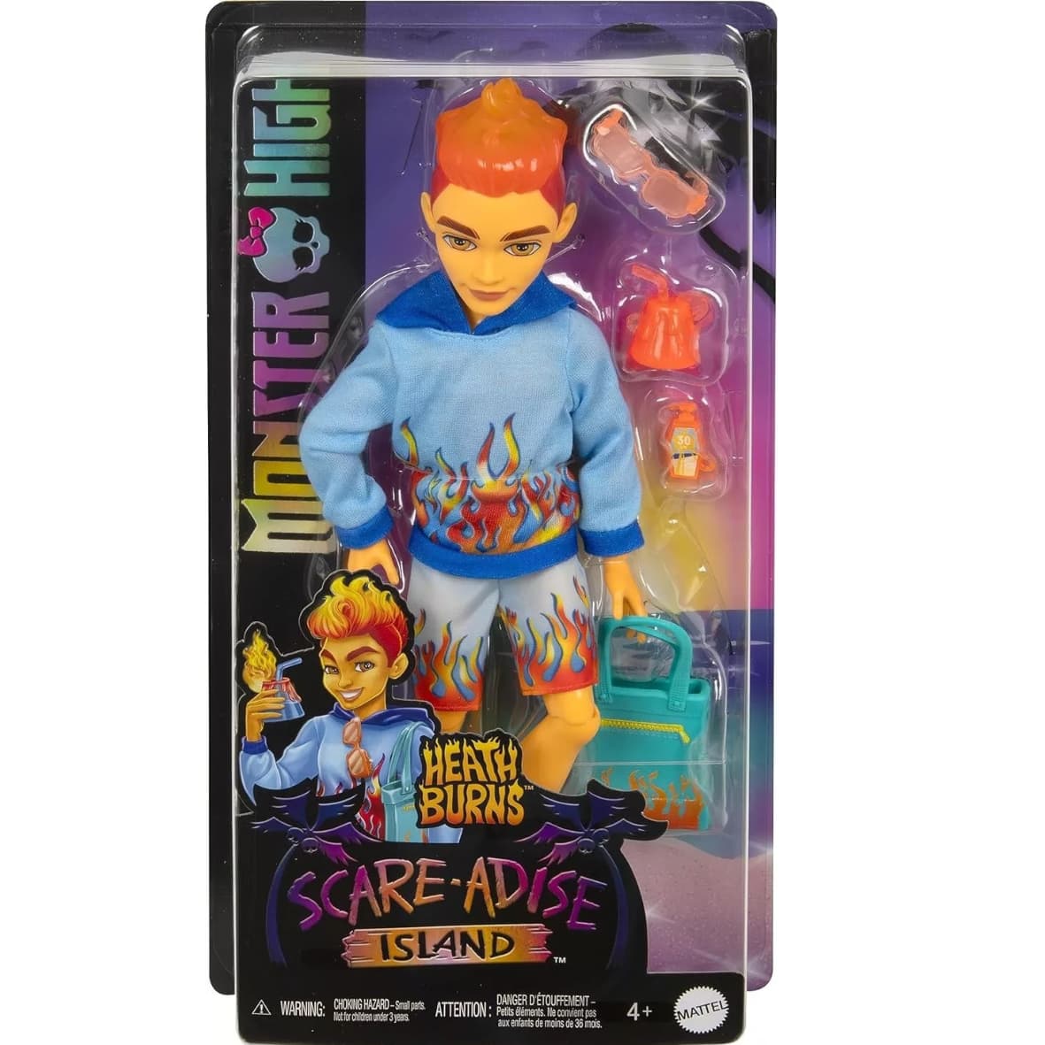 Mattel Monster High Scare-Adise Island Heath Burns Doll