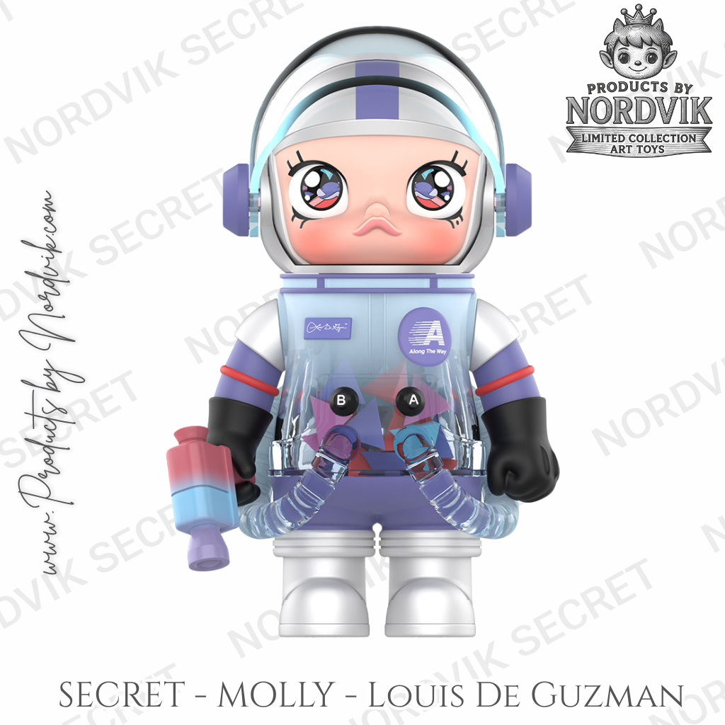 Molly  - MEGA Space Molly 100%  Louis De Guzman Secret - POP Mart