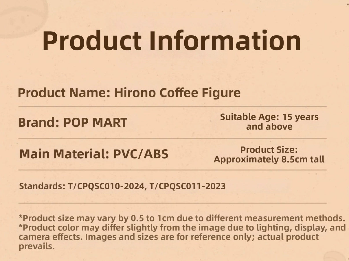Hirono - Hirono Series Coffee Figure - POP Mart