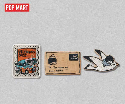 Hirono Living Wild - The wandering highway badge set by POP MART