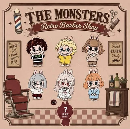 Labubu - Retro Barber Shop - POP MART