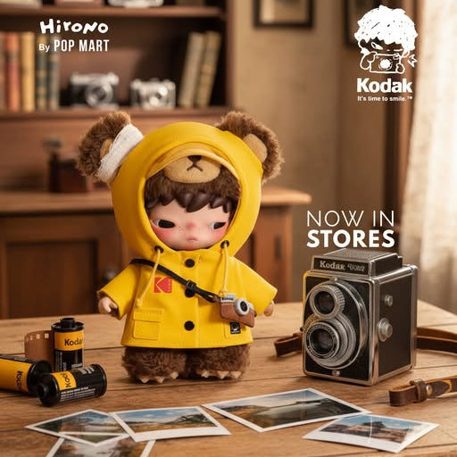 Hirono × Kodak Little Bear Pendant - POP MART
