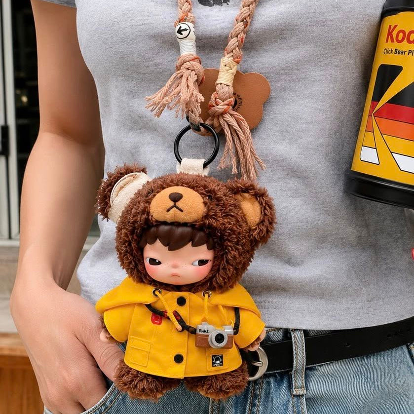 Hirono × Kodak Little Bear Pendant - POP MART