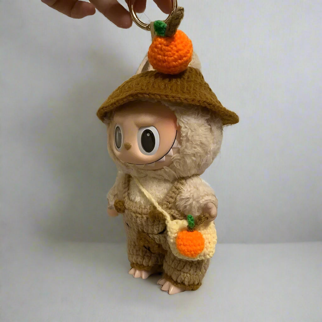 Labubu - Strikkeklær for Labubu 17 cm.