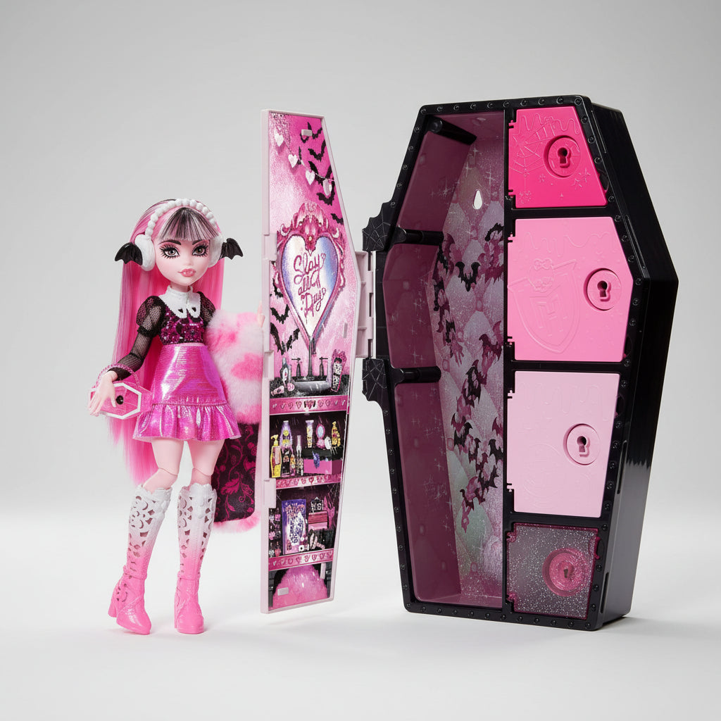 Monster High - Skulltimate Secrets Fearidescent Draculaura Doll - Mattel