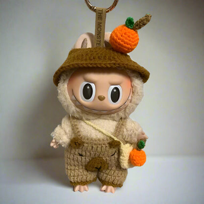 Labubu - Strikkeklær for Labubu 17 cm.