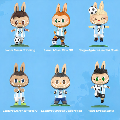 Lionel Messi Argentina - Labubu - Kasing Lung x POP MART
