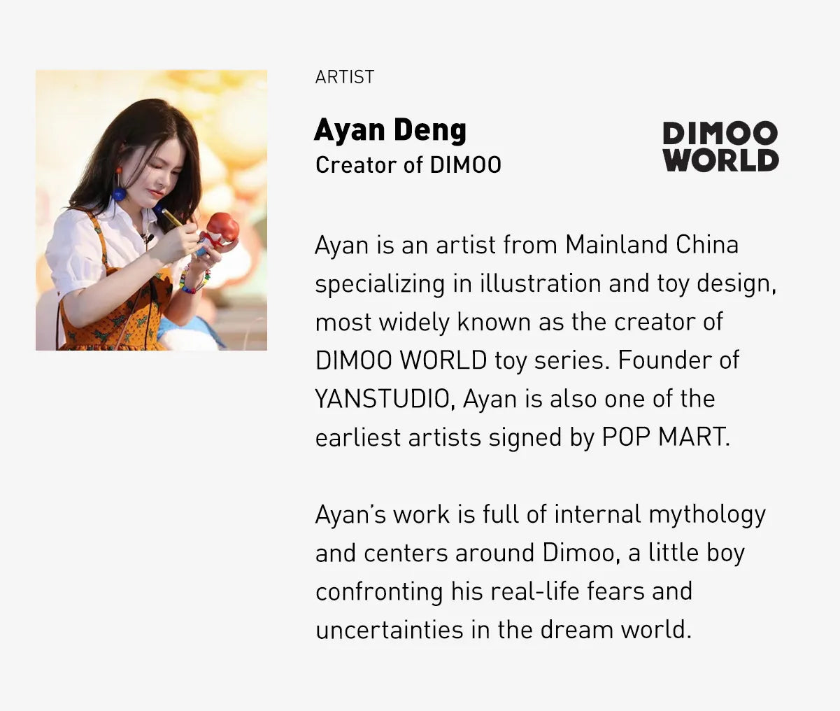 Dimoo - Halsstropp / reim for mobil og nøkler - POP Mart