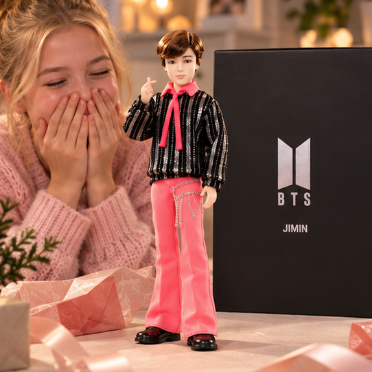 BTS Jimin motedukke – KPOP idol samlefigur