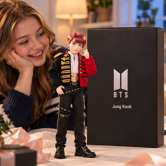 BTS Jung Kook motedukke – KPOP idol samlefigur
