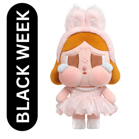 Crybaby - SHINY SHINY SERIES-Plush Doll (Pink/black) 33cm - POP Mart