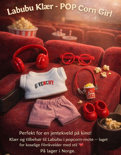 Labubu Klær - POP Corn Girl  - Til Labubu doll 17cm