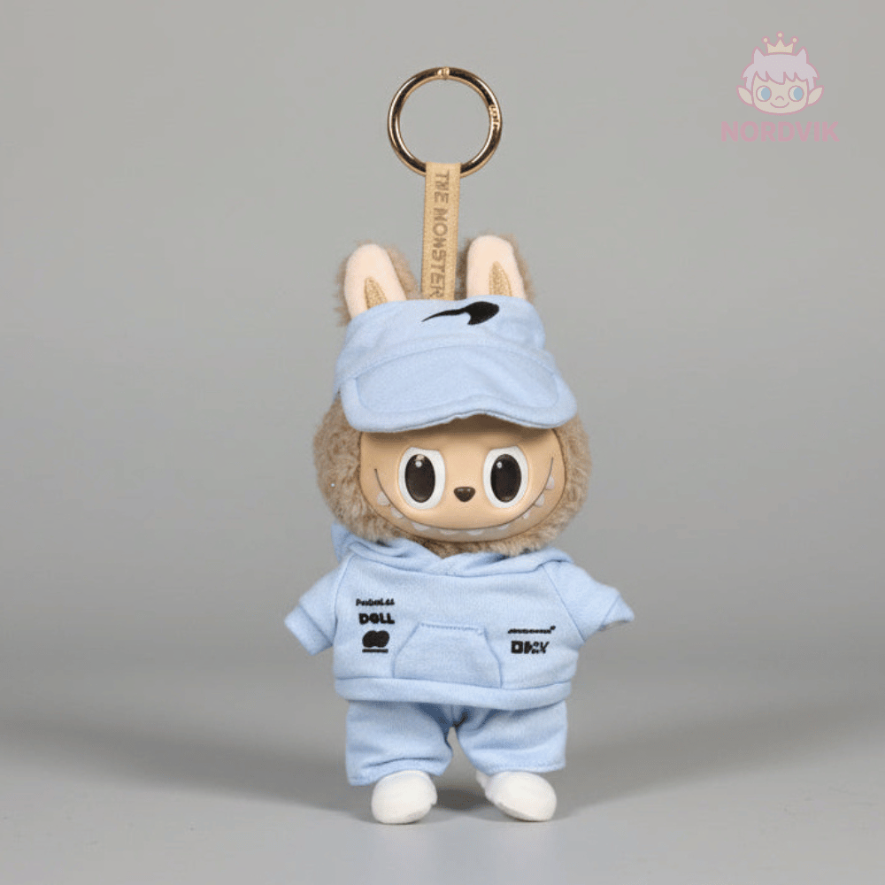 Labubu – Blå treningsdrakt outfit