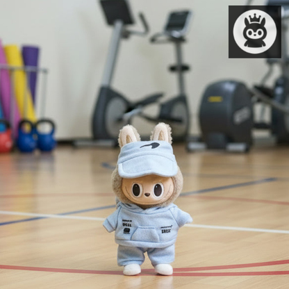 Labubu – Blå treningsdrakt outfit