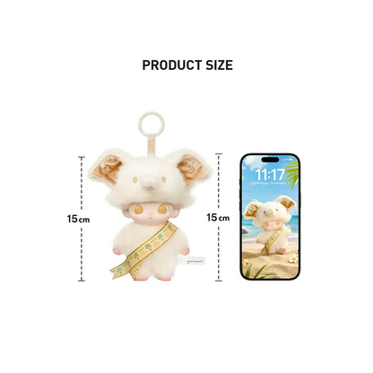 DIMOO - Elephant in Moonlight Vinyl Plush Blister Pack Keychain Bag Charm