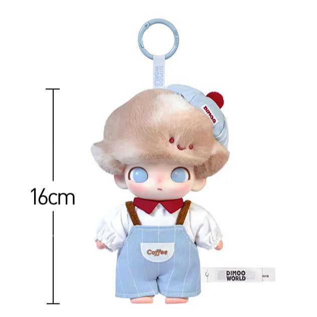 DIMOO - Crush on Coffee Series Vinyl Plush Blister Pack Keychain Bag Charm