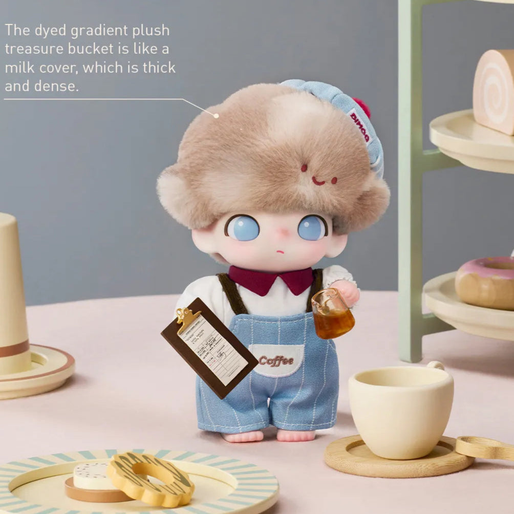 DIMOO - Crush on Coffee Series Vinyl Plush Blister Pack Keychain Bag Charm