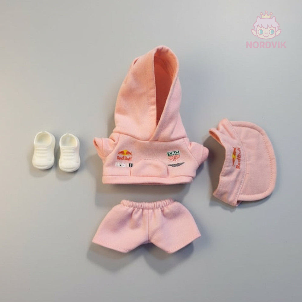 Labubu – Rosa treningsdrakt outfit