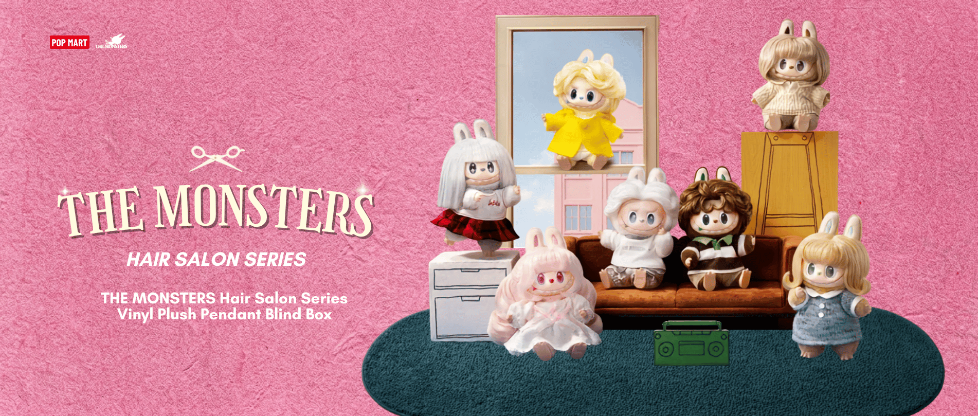 Labubu - THE MONSTERS Hair Salon Series - POP MART