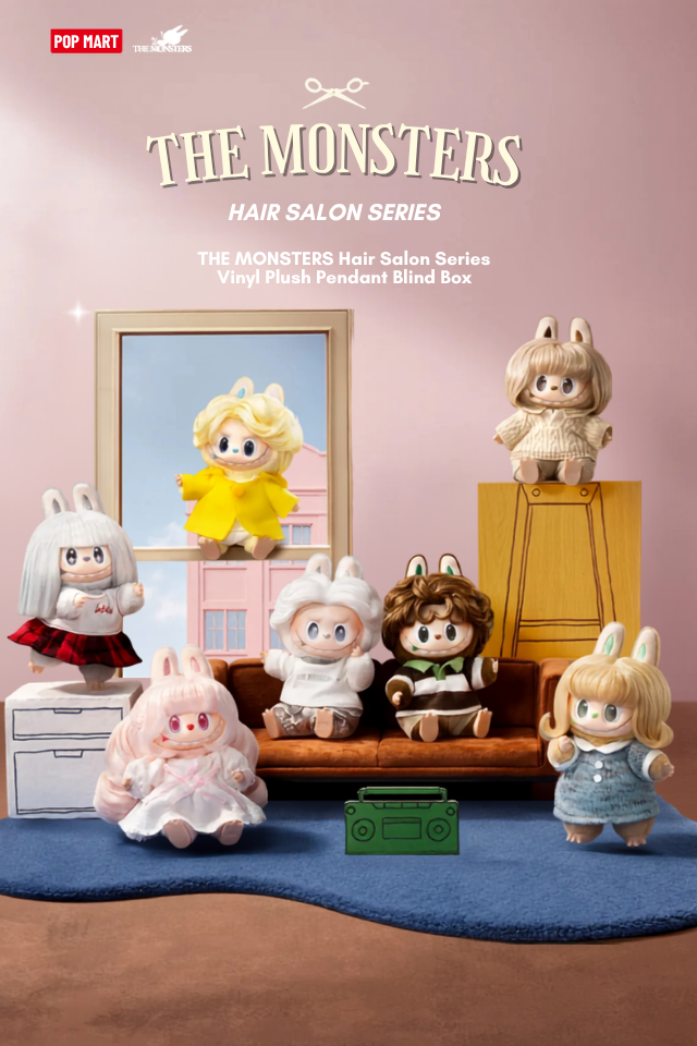 Labubu - THE MONSTERS Hair Salon Series - POP MART
