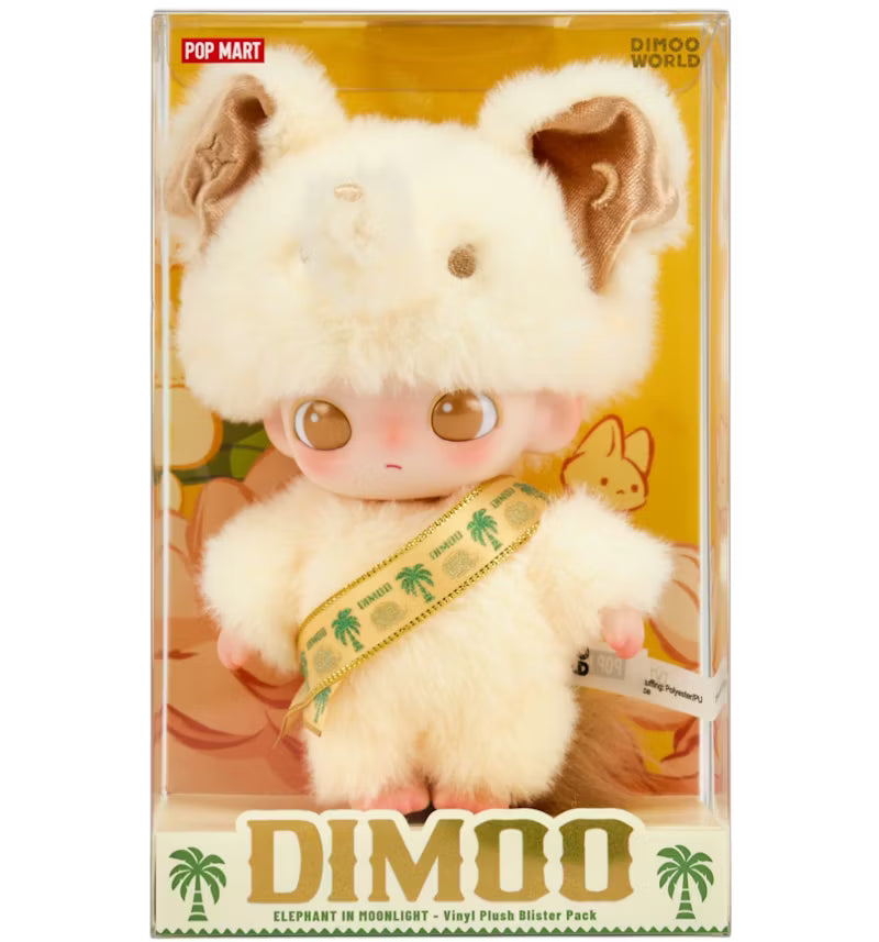 DIMOO - Elephant in Moonlight Vinyl Plush Blister Pack Keychain Bag Charm