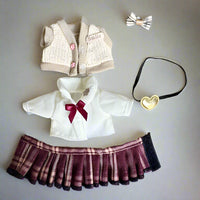 Labubu - Skoledrakt for Labubu 17cm