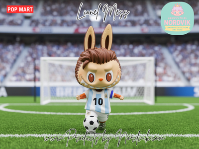 Lionel Messi Argentina - Labubu - Kasing Lung x POP MART