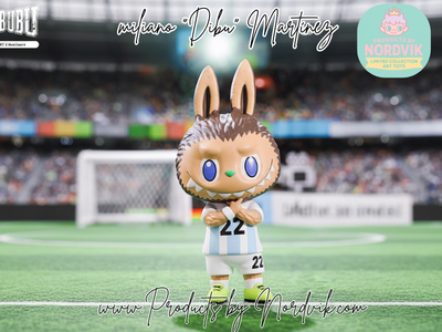 Lionel Messi Argentina - Labubu - Kasing Lung x POP MART
