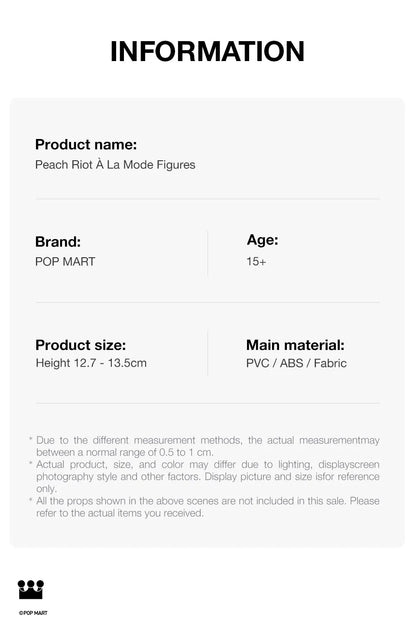 PEACH RIOT - à La Mode Figures - POP Mart