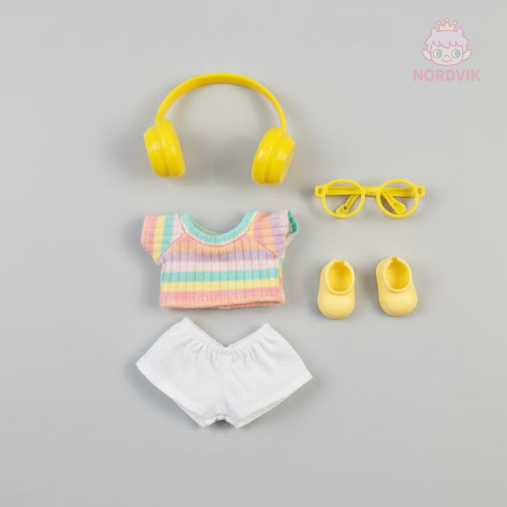 Labubu Klær - Spring Fun outfit - Til labubu doll 17cm