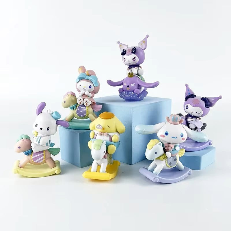 Søte Unicorn, Rocking horse & Sleeping Blind Box