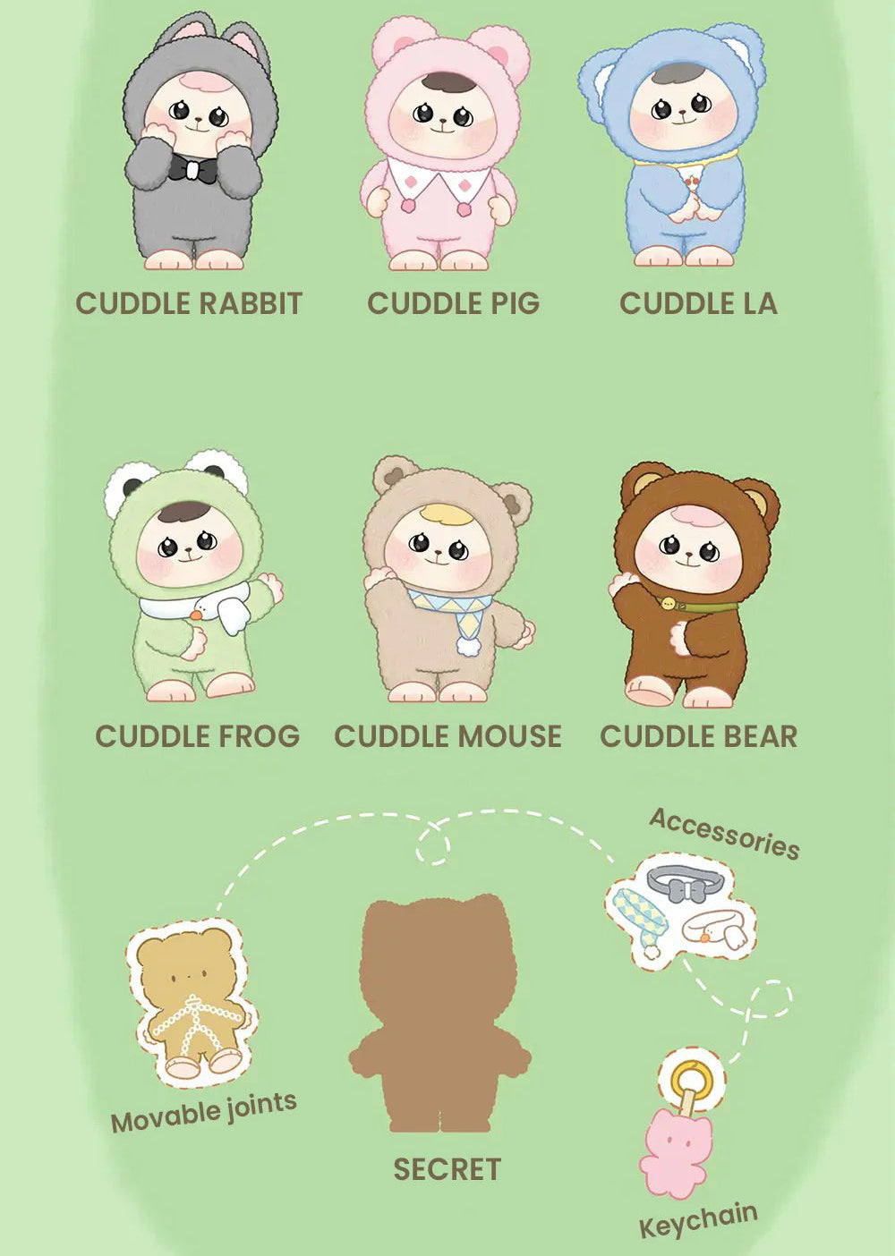 Dukke BAO-AO CUDDLE BLIND BOX - CQtoys